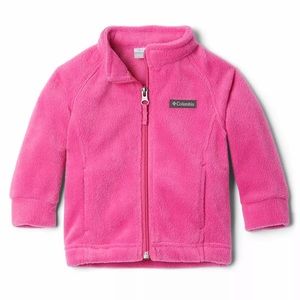 Columbia Pink Benton Springs Lightweight Fleece Jacket